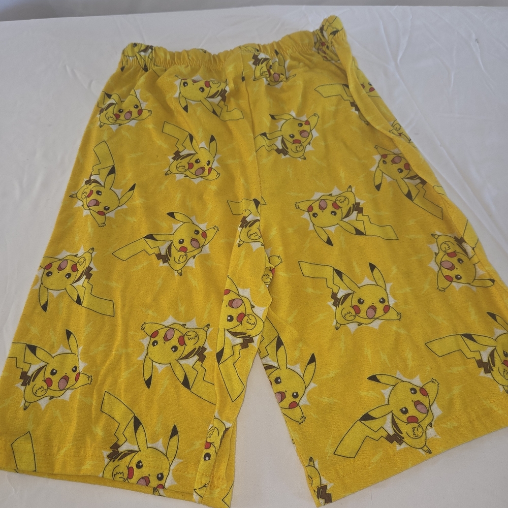 Pokemon Yellow Pikachu Kids Pajama Bottoms